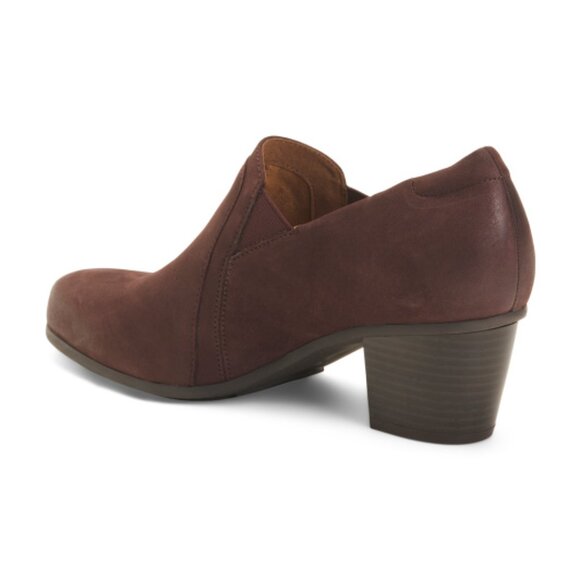 COBB HILL ROCKPORT Suede Winny Comfort Shootie Booties - Picture 2 of 3